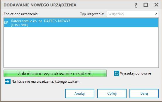 Dodanie drukarki fiskalnej z SUZ do Subiekta