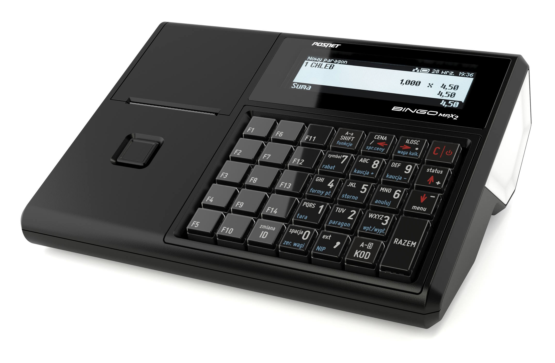 Kasa fiskalna Posnet Bingo Max2 Online do sklepów stacjonarnych i nie tylko.
