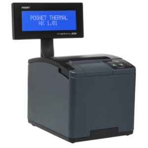 Drukarka fiskalna Posnet Thermal HX - widok na wyświetlacz ze strony kasjera