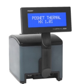 Drukarka fiskalna Posnet Thermal HX - widok na wyświetlacz ze strony klienta