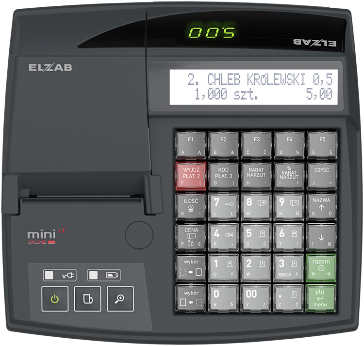 Współpraca kas Elzab Online z hubami USB